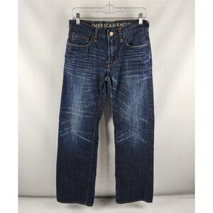 American Eagle Jeans Men 28x29 Blue Low Rise Boot Denim